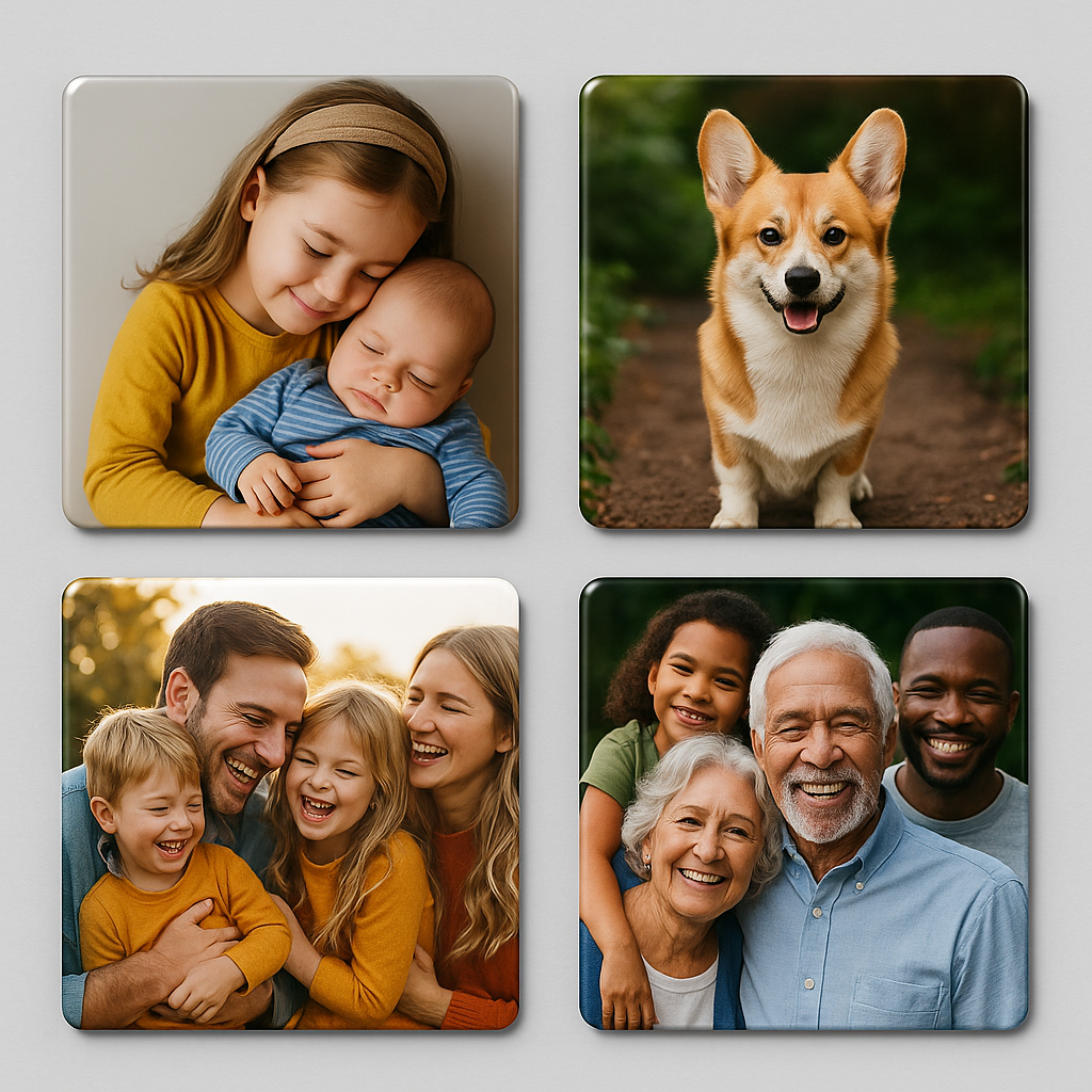 Custom Photo Magnets – 9 Piece Set - Image 3